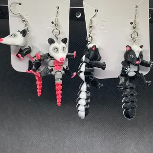 3D Printed Critter Earrings