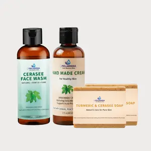 pack 2 soap + hand made Face wash+hand made cream