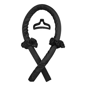 Heatless Curling Sponge Rods & Scrunchies, No Heat DIY Hair Styling Tool, Overnight Sleep Curl Formers for Long Hair Women, Heatless Hair Curlers