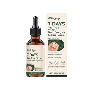 7 DAYS Tea Tree Ginger Nail Fungus Liquid Care, New 2025 Effective Tea Tree Ginger Nail Fungus Liquid Care: Treat Natural nail treatment for healthy cuticles, Multi-Functional Ginger Nail Treatment, and Powerful Nail Serum for Strong Nails