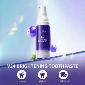Brightening and Stain-Removing Toothpaste Effectively Cleans Tartar and Tooth Stains, Removes Odors, Freshens Breath and Protects Teeth.