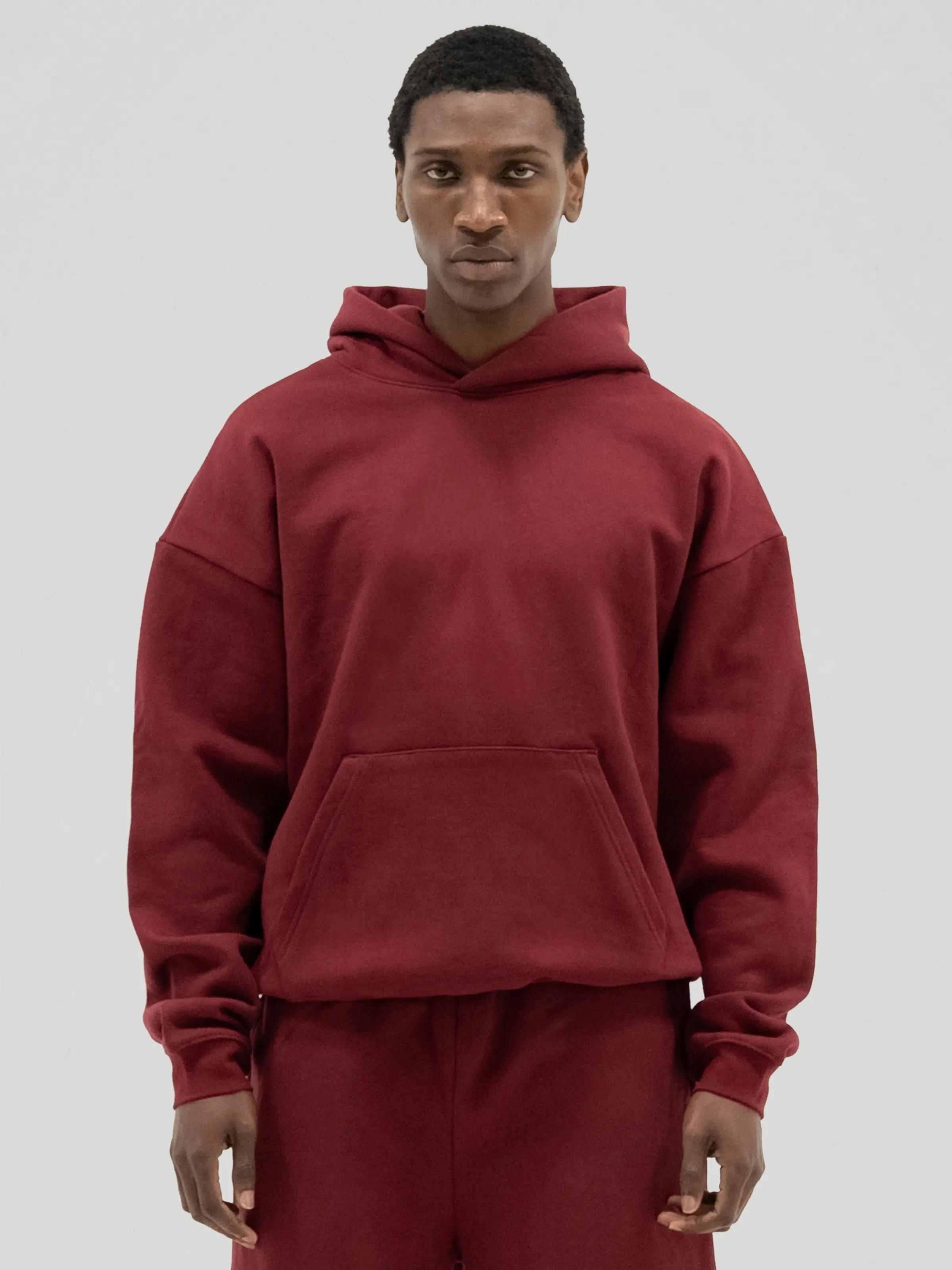 600 GSM 'Cabernet' Core Hoodie
