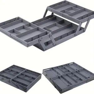 【 LDQ 】A Collapsible Drawer Storage Box,  with New ABS Material, Desk & Drawer Organizer for Home Storage
