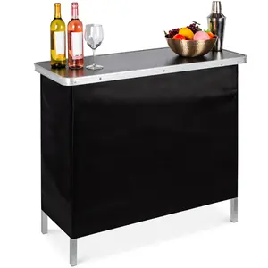 Best Choice Products Portable Pop-Up Bar Table for Indoor/Outdoor, Party, Picnic w/ Carrying Case, Removable Skirt Best Choice Products Portable Pop-Up Bar Table for Indoor/Outdoor, Party, Picnic w/ Carrying Case, Removable Skirt