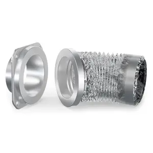 Magnetic Dryer Vent Coupler DV180 Airtight Seal Dryer Vent Coupler Kit Easy-to-clean quick coupler includes a 2.6-foot length of 4-inch pipe and two clamps