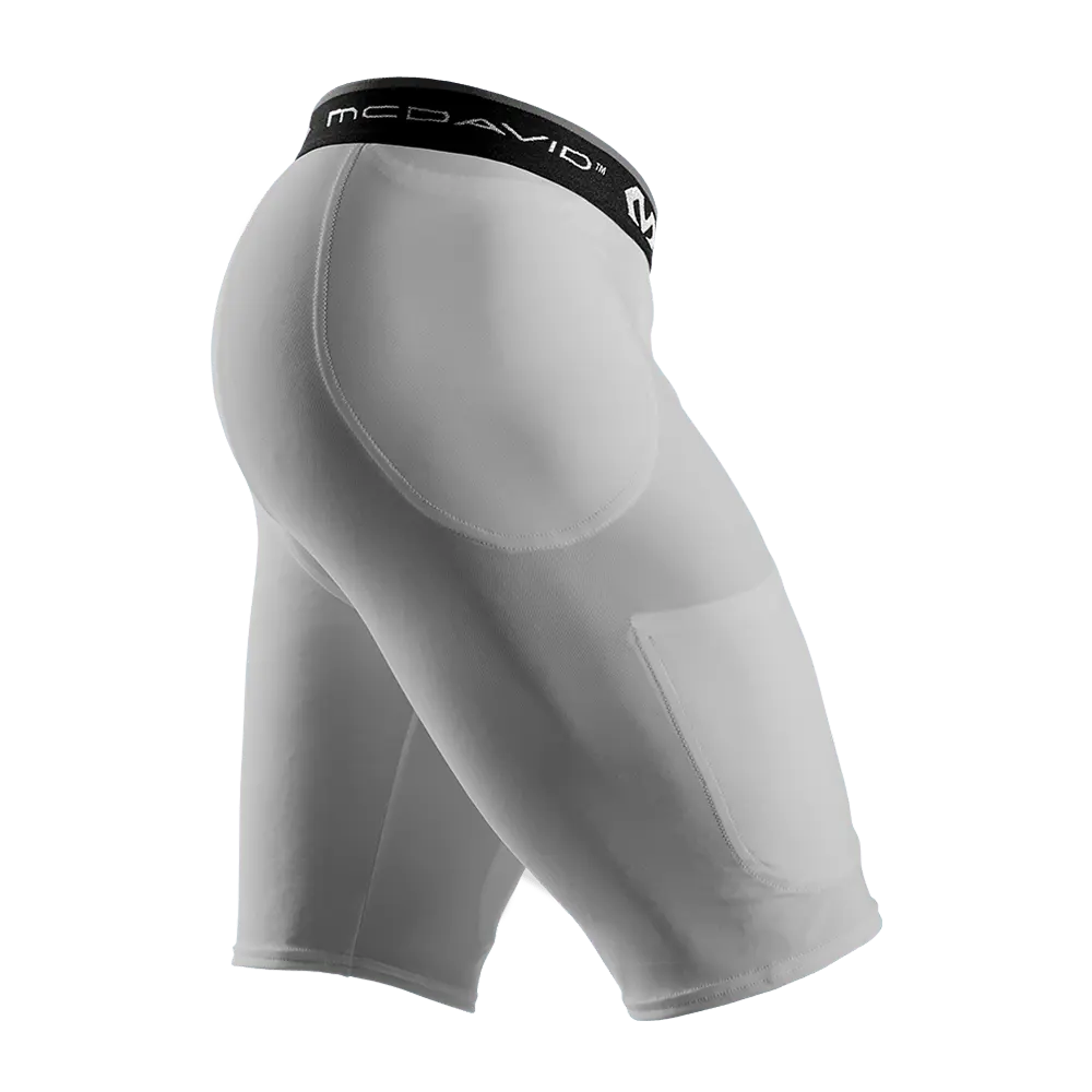 McDavid Girdle 5-Pocket Compression Activewear with Moisture Management & Durable Construction - Compression technology supports large muscles to help reduce pulls and fatigue.