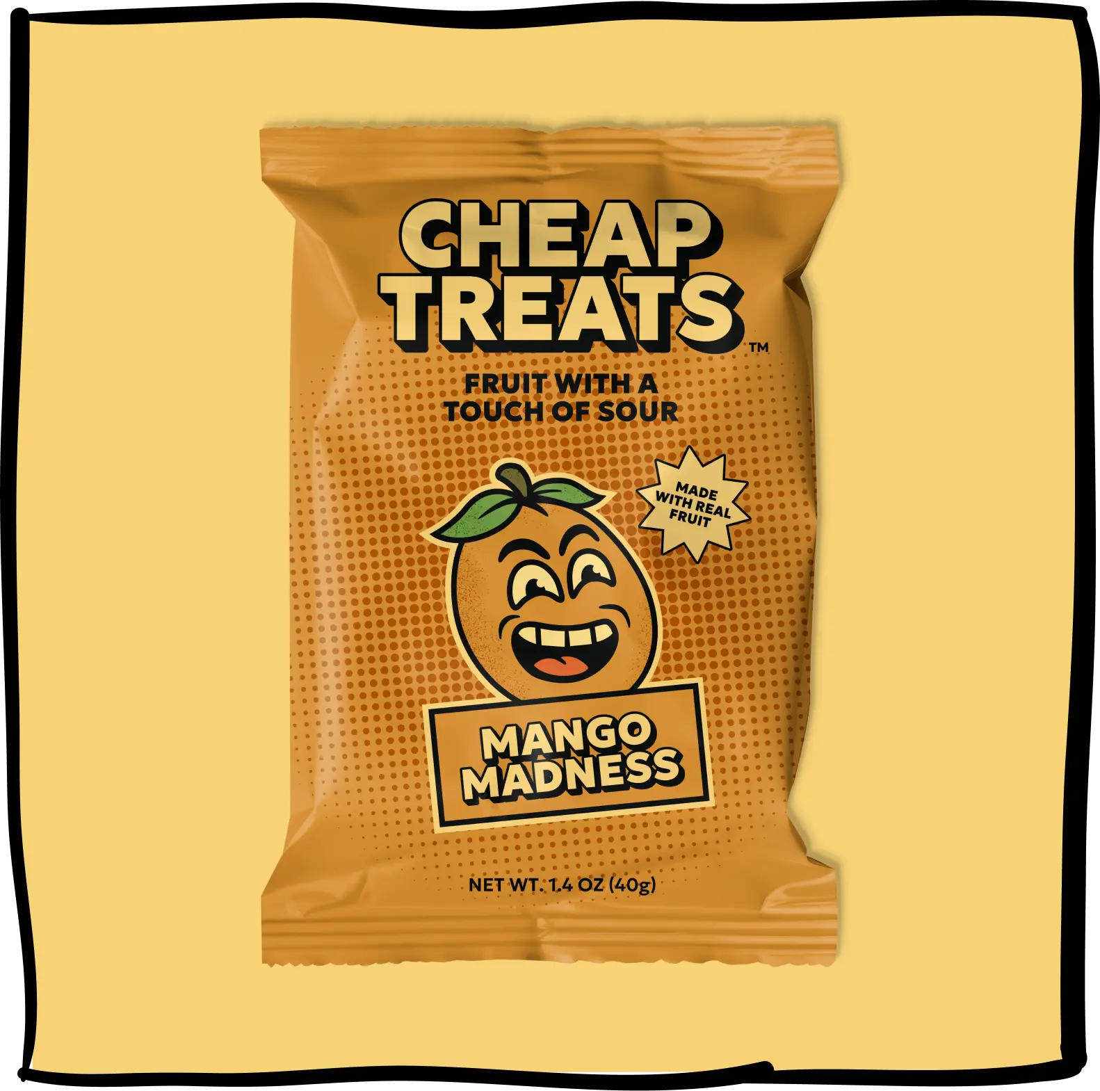 Cheap Treats Mango Madness Sour Mango Fruit Candy