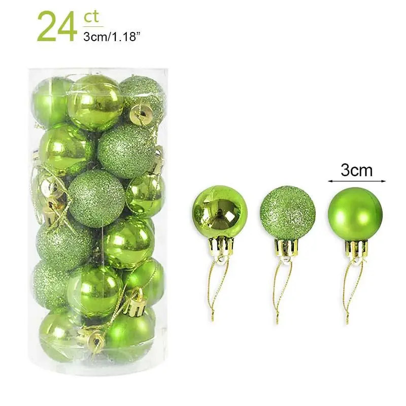 24pcs apple green