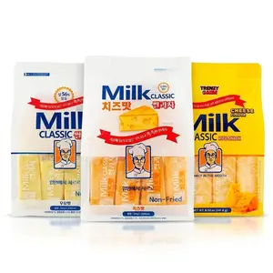 Milk Classic Korean Milk & Cheese Rice Crackers 240g Popular Korean Rice Snack Creamy & Cheese Delicious! Crispy