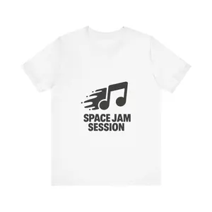 Shirt Genie Comet Note "Space Jam Session" Unisex Tee 100% Cotton DTG Print Comfortable Everyday Wear