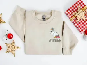 Silly Goose Nurse Crewneck, Emergency Nurse Sweatshirt or Tshirt, EMT Gifts, ER Nurse Sweater, Medical Technician Shirt