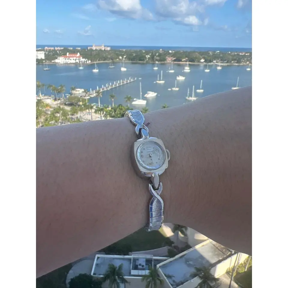 Hamilton Silver Cocktail Watch