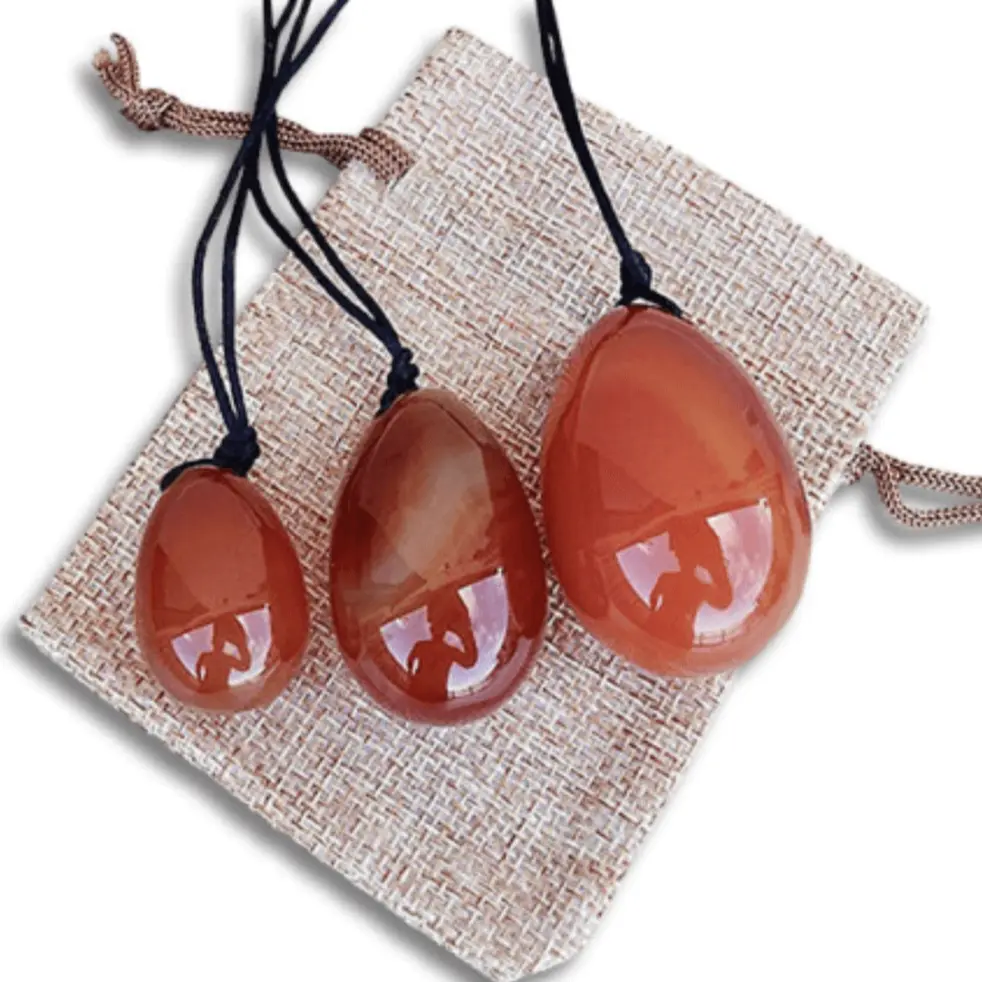 Natural Yoni Eggs - Set of 3