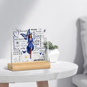 Acrylic Decorative Ornament, Inspirational Decorative Ornament, Home Decor for Living Room Bedroom, Gift for Women, Gift, Signs