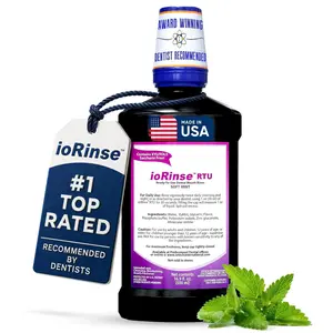 Recommended by 1,000s of Dental Professionals Because it Simply Works Better. Professional Strength ioRinse RTU. Powerful, Long-Lasting, Breath freshening that You Can Trust. Soft Mint 16.9 oz