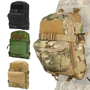 Tactical Hydration Backpack Training Bag Outdoor Vest Back Plate Carrier Water Bag
