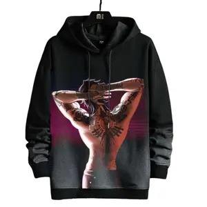 Arcane Jinx Vi Back Tattoo One Sided Art Streetwear Basic Hoodie