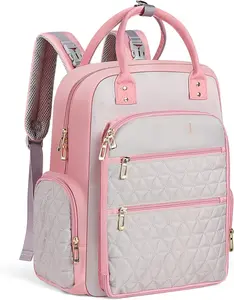 Diaper Bag Backpack - Mommy bag for , Travel backpacks, Large Capacity, Multifunctional -  Essentials(Pink)
