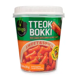CJ Bibigo Tteokbokki Pouch Sweet & Spicy Flavor 125 g