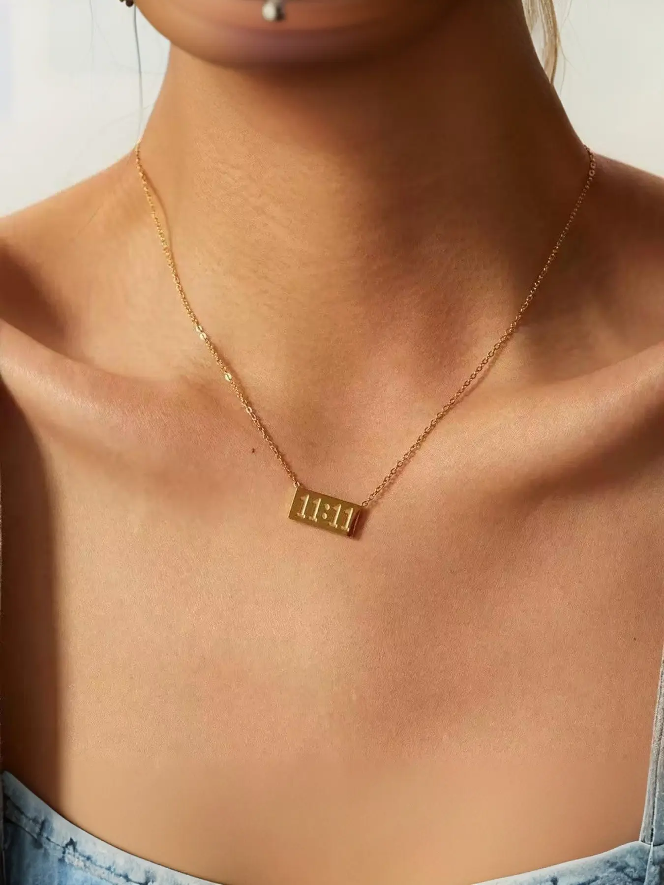 Personalized number 11:11 wish necklace Chain Necklace Fashion Jewelry