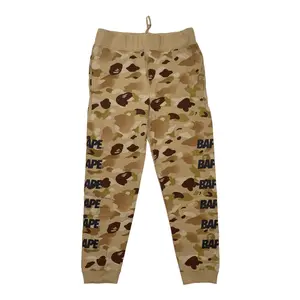 BAPE Side Logo Sweatpants Ape Camo Khaki Multi