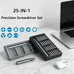 SICANDAENHK 25‑in‑1 Precision Screwdriver Set – Complete mini repair kit with Torx bits, ideal gadget gift🛠️🎁