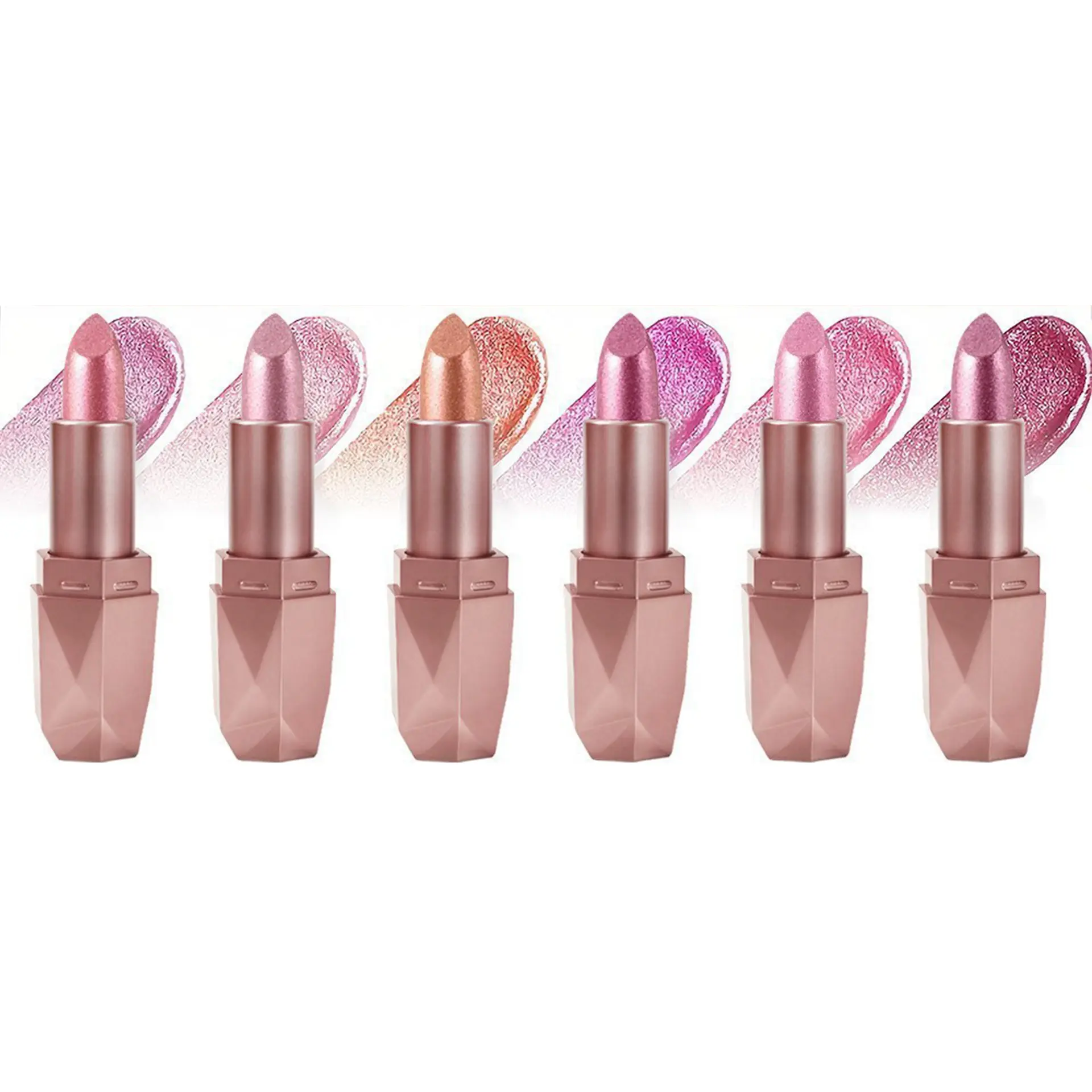 Radiant Shimmer Lipstick - Long Lasting Color that Hydrates Lips, Comfortable Wear Lip Makeup, Moisture, Daily, Glossy, Lipgloss, Moisturizer, Cosmetic, Shiny, Hydrating, All Skin Types, Moisturizing, Lasts Day, Everyday Beauty Essential