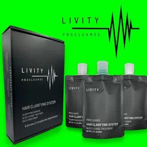 Livity Procleanse Hair Clarification System - Clarifying Shampoo, Aloe Cleanse Treatment, Deep Conditioner Cleansing - Haircare Detox - Macujo Method Replacement -