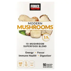Force Factor Modern Mushrooms®, 90 Vegetable Capsules