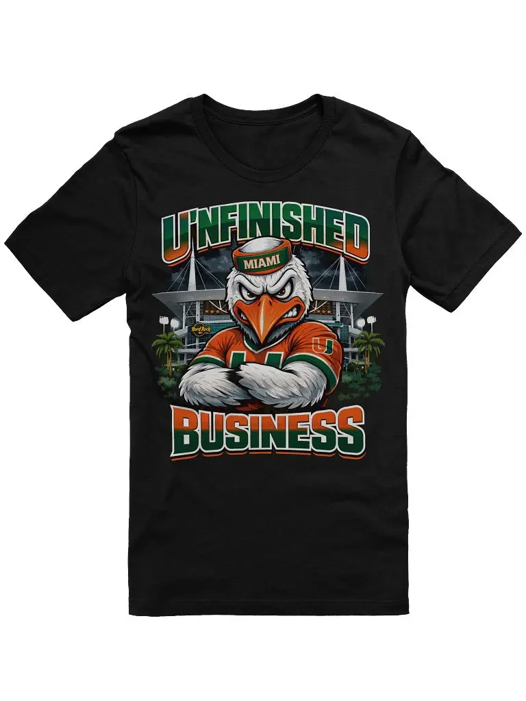U'NFINISHED BUSINESS Miami Hurricanes T-Shirt