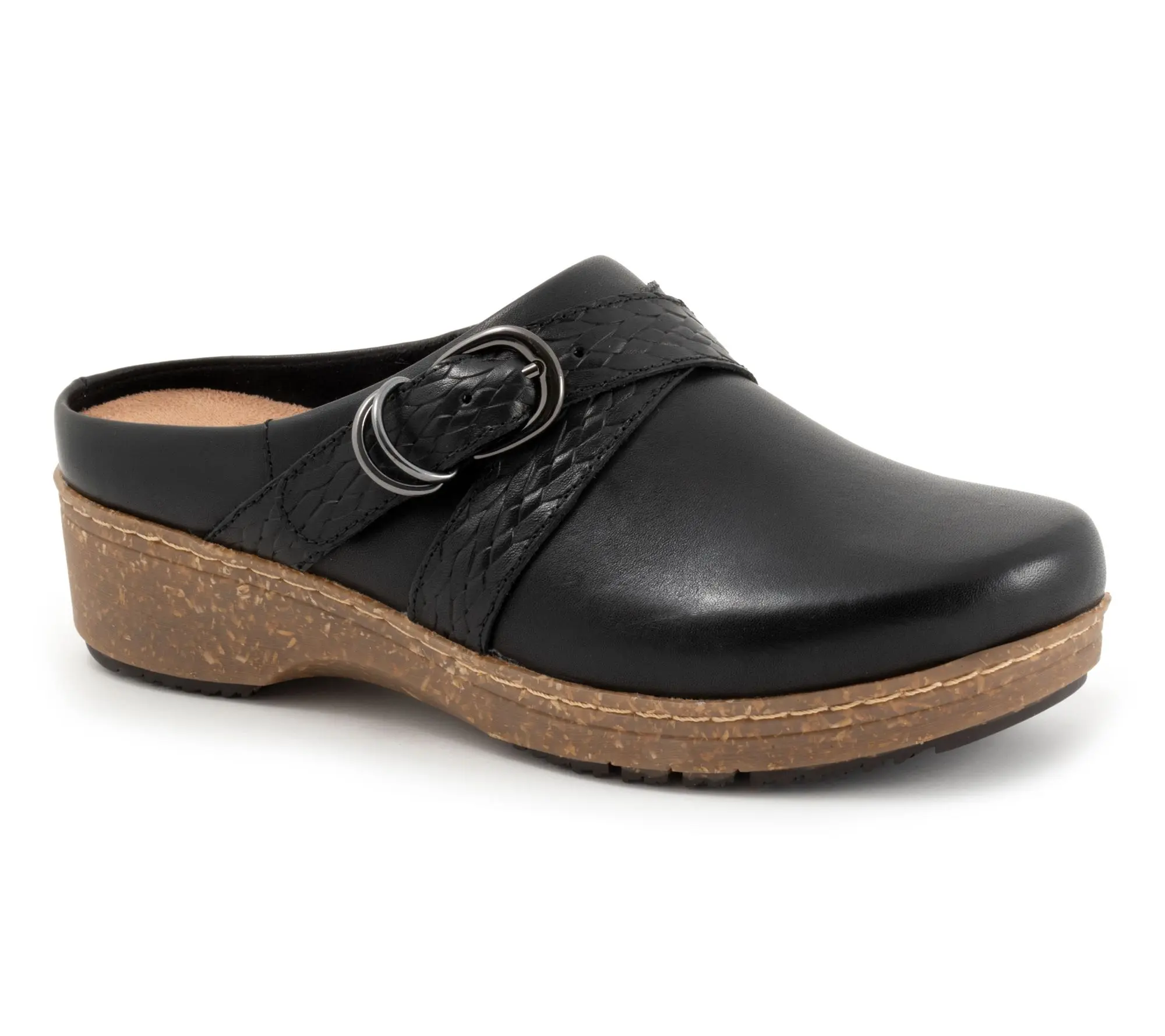 SoftWalk Asmara Leather Slip On Clog