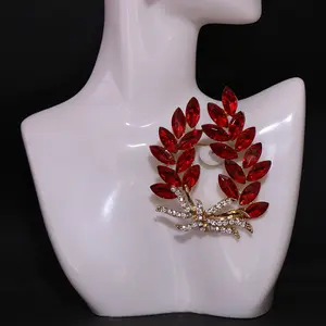 Fashionable Rhinestone Flower Bundle Brooch