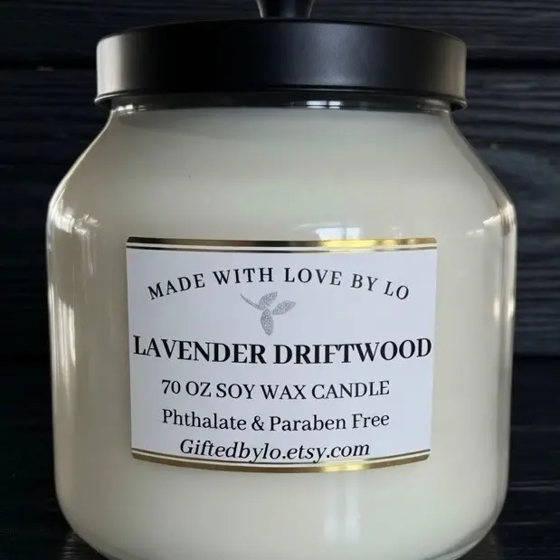 BIG BOUGIE CANDLE 70 OZ ( Lavender Driftwood)