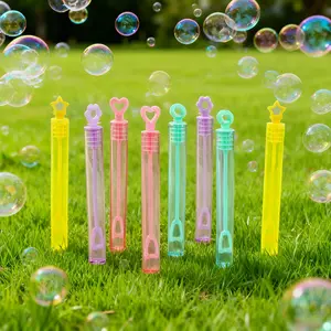 20pcs Colorful Bubble Bottles,Plastic Bubble Tubes for Kids Birthday Party Gift,Wedding Birthday Party Gifts for Guest Baby Shower Favors Decor