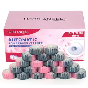 RV Dual Color & Dual Effect Automatic Toilet Bowl Cleaners Tablets （home essentials） 12 24 32 40 Pack Effective Cleaning Solution