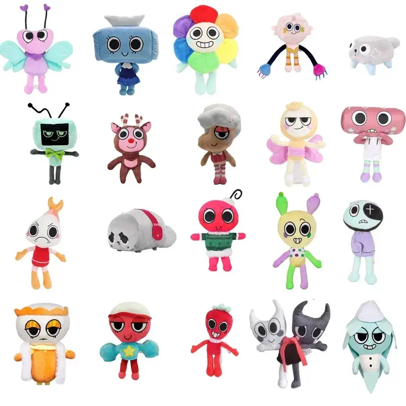 New Dandy's World 35cm Plush Horror Game Goob Pebble Scrap Doll, Soft Cuddly Gift, Stuffed Animal Gifts for Children, Soft Pillow Toy