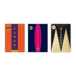 The Robert Greene Collection 3 Books Set (The Concise 48 Laws Of Power, The Concise Mastery, The Concise Art of Seduction)