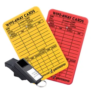 Referee POV™ Premium PRO Referee Whistle + Wipe-Away Cards