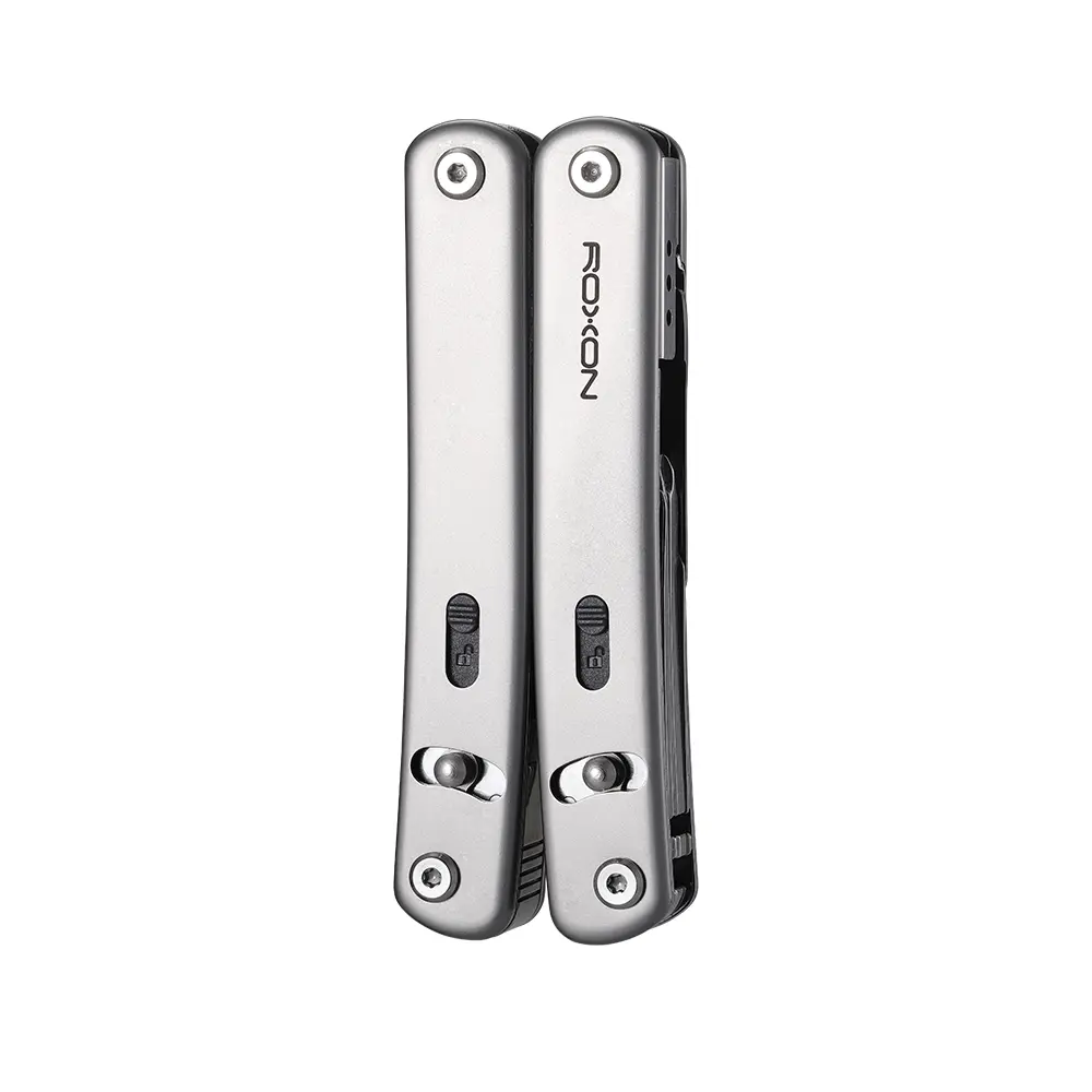 ROXON S804 Flex - Build Your Own Multitool | DIY Replaceable Tools | Heavy Duty Pliers & Scissors for Camping