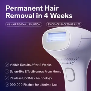 MICHAEL TODD BEAUTY Lumos IPL Hair Removal Device – Safe, Face & Body, Permanent Hair Reduction at Home