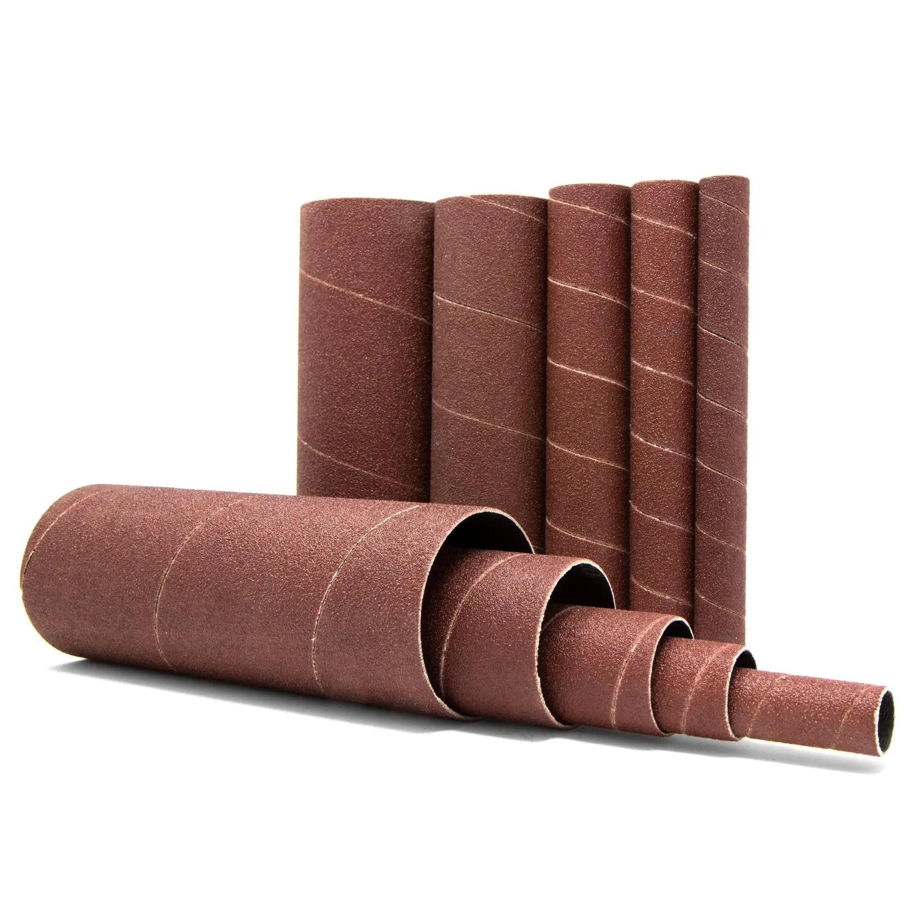 WEN 6535SP240 Oscillating Spindle Sandpaper Sleeves, 240-Grit, 5-5/8-Inch Height Extra Long Design, Material Removal, Fits WEN AT6535 Oscillating Spindle Sander, 10 Pack, 5-5/8 Inches