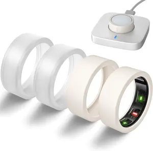 Ultra-Thin Covers Compatible with Oura Ring Gen 4/Oura Gen 3 Cover, Anti-Scratch Elastic  Protector Case  Rings Accessories for ULTRAHUMAN Ring AIR Women Men, 4 Pack