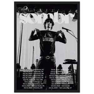 [Sale off up to 50%] Sombr USA Tour Poster Print, Sombr Wall Art, Home Decor