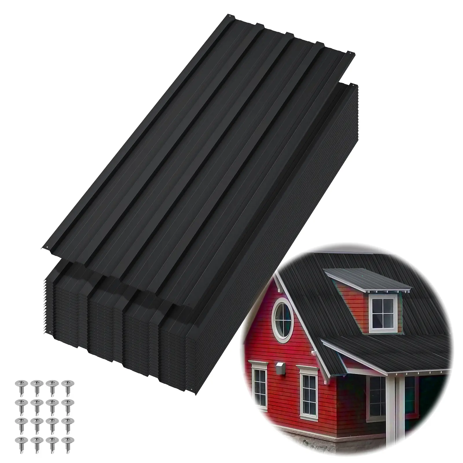 Galvanized Steel Corrugated Metal Roofing Panels - Weather Resistant, Easy Install for Industrial Warehouse Roof Construction