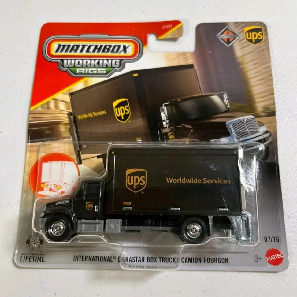 2026 Matchbox Working Rigs #07 International Durastar Box Truck | UPS | FSC