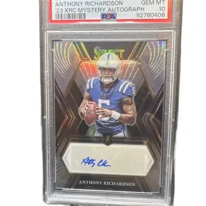 Anthony Richardson 2022 Select XRCA-AR Silver Prizm XRC Rookie RC Auto /99 PSA Graded Gem Mint 10 Collectible Trading Card