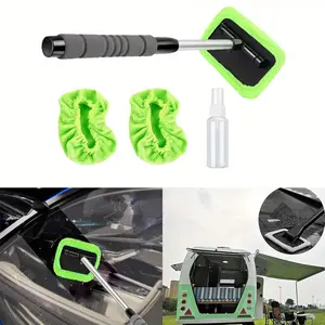 1 Set Windshield Cleaner Car Window Cleaning Supplies,Windshield Washer Fluid,Wiper Blades,Car Glass Cleaner
