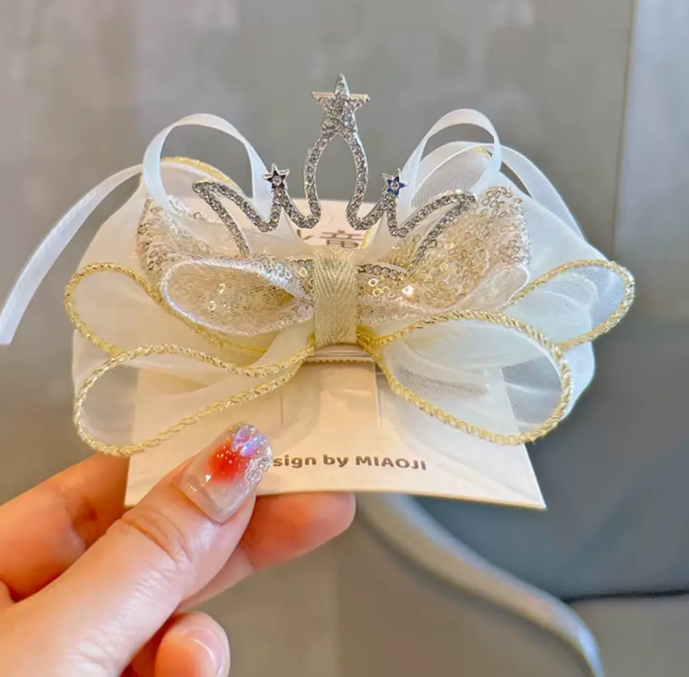 Elegant Organza Bow & Mini Veil Hair Accessories - Bridal & Party Headwear Collection