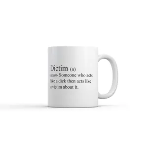 Dictim Definition Mug Funny Sarcastic Graphic Novelty Coffee Cup - 11oz Funny Coffee Mugs Ceramic Printed Drinkware Cup Dictim Definition Mug Funny Sarcastic Graphic Novelty Coffee Cup - 11oz Funny Coffee Mugs Ceramic Printed Drinkware Cup