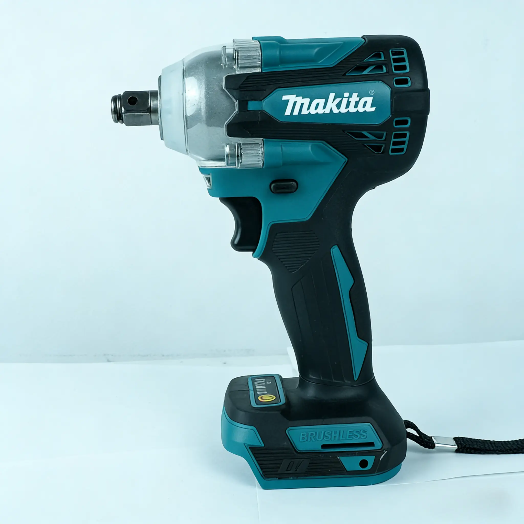 Makita 18V Cordless Brushless Heavy-Duty Impact Wrench - 1/2 in Square Drive, 330Nm Torque, 580Nm Breakaway, Adjustable Speeds, Batteries, Fast Charging, Cordless Drill Compatible, for Automotive, DIY Maintenance